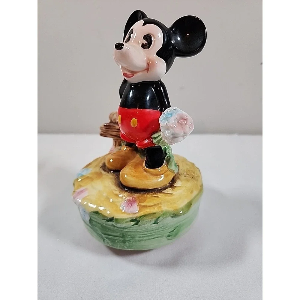 Vintage Schmid Mickey Mouse Music Box 